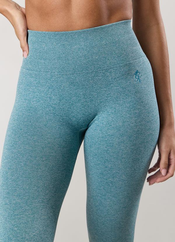 Gym King Sculpt Marl Legging Sea Mist
