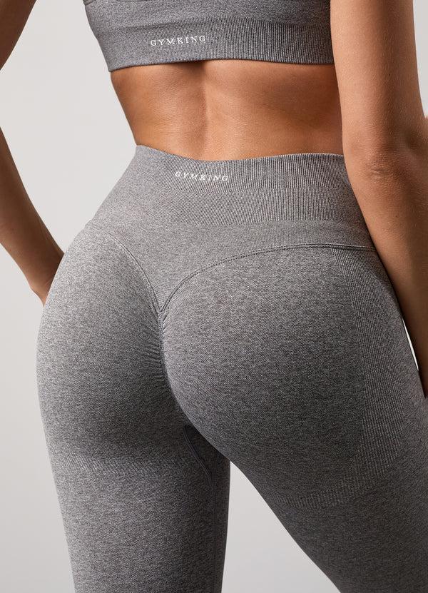 Gym King Sculpt Marl Seamless Legging Grey Marl