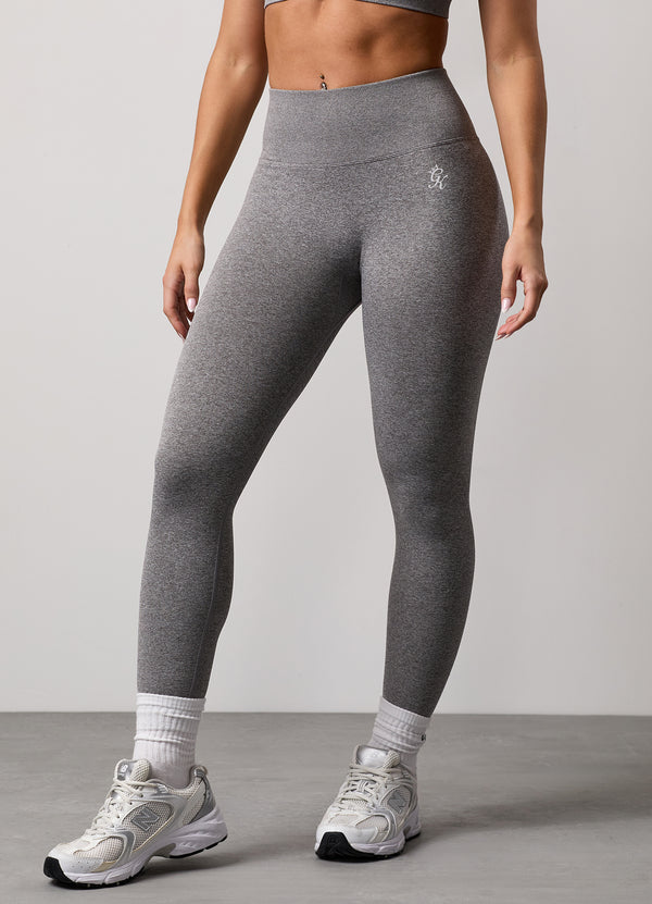 gym king Sculpt Marl Seamless Legging Grey Marl
