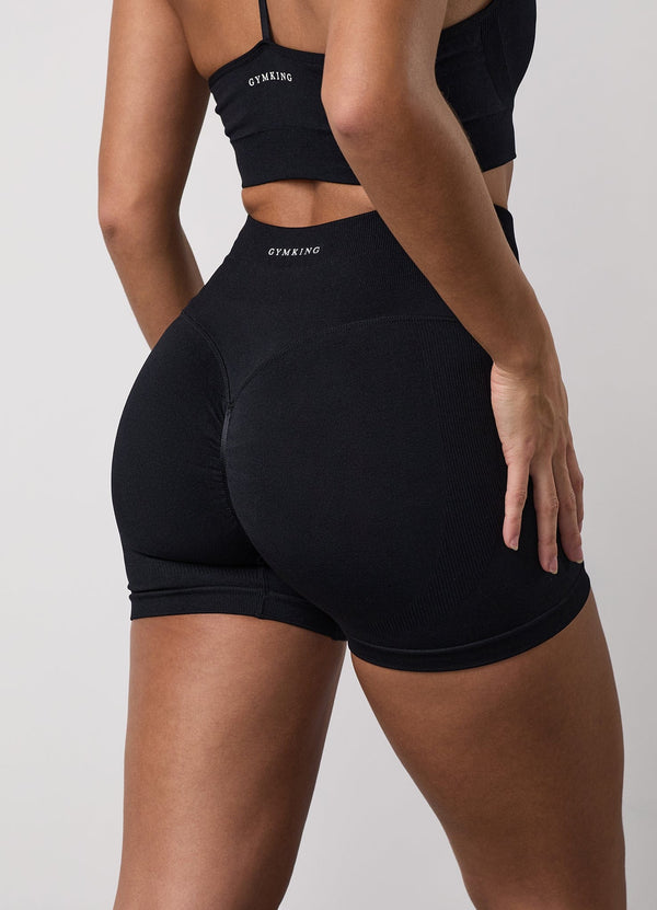 gym king Sculpt Seamless 3" Short Black