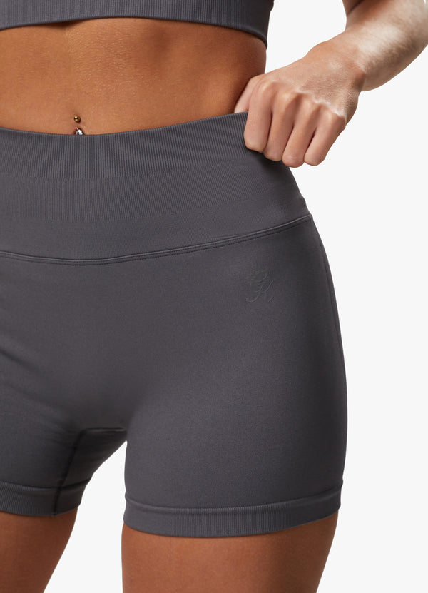 Gym King Sculpt Seamless 3" Short Space Grey