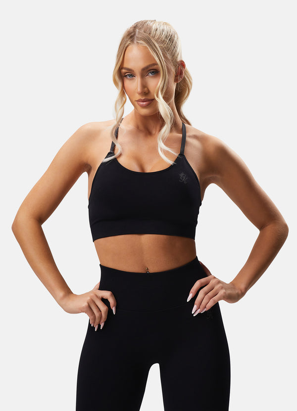 Gym King Sculpt Seamless Bra Black