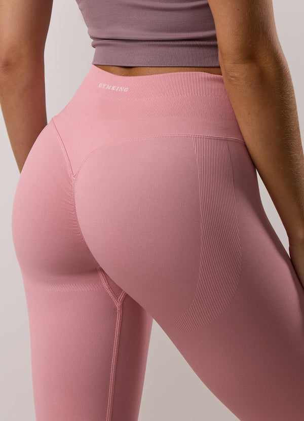 Gym King Sculpt Seamless Legging Pink Blush