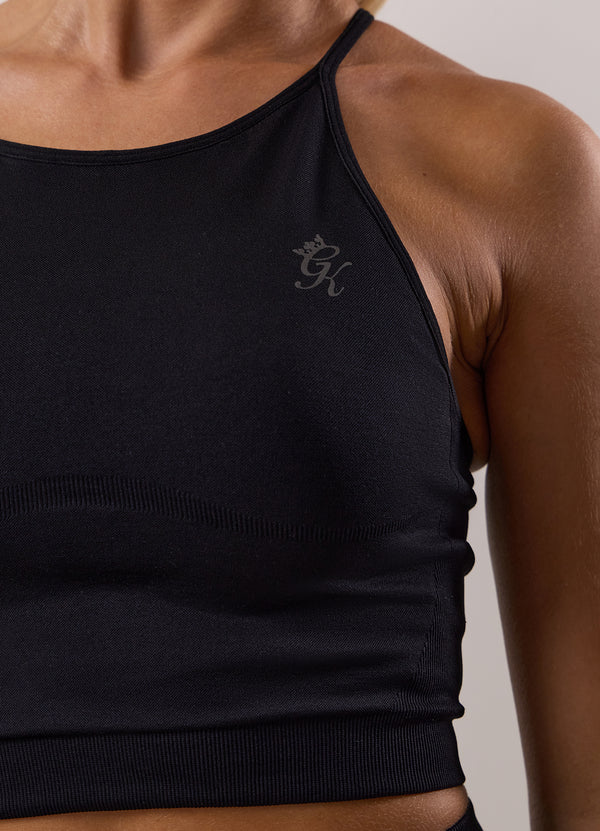 Gym King Sculpt Seamless Vest Black