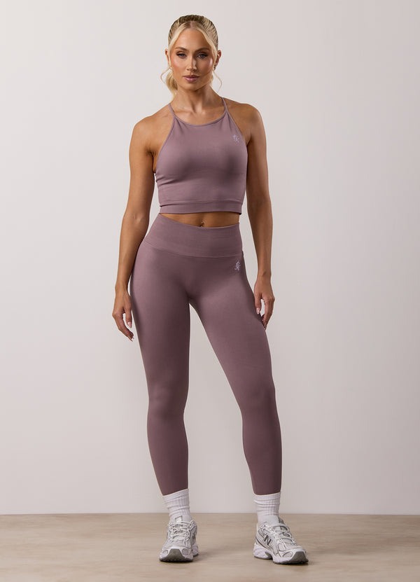 Gym King Sculpt Seamless Vest Purple Fog
