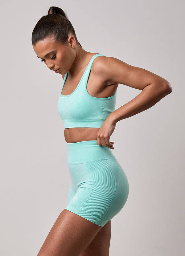 Gym King Seamless Bralette Deep Aqua