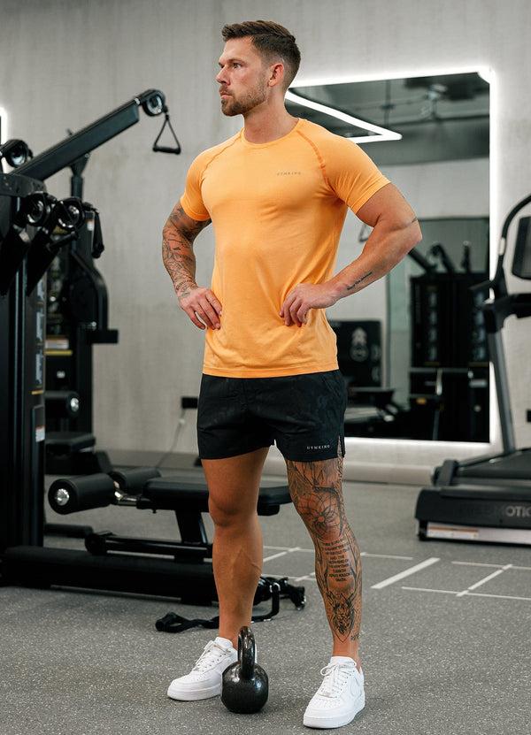 Gym King Seamless Tee Soft Orange