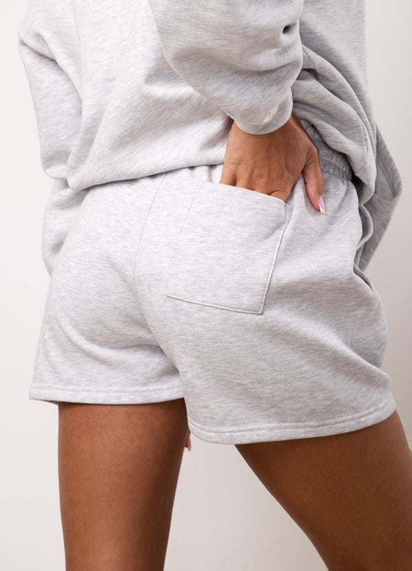 gym king Shadow Seam Detail Short Snow Marl