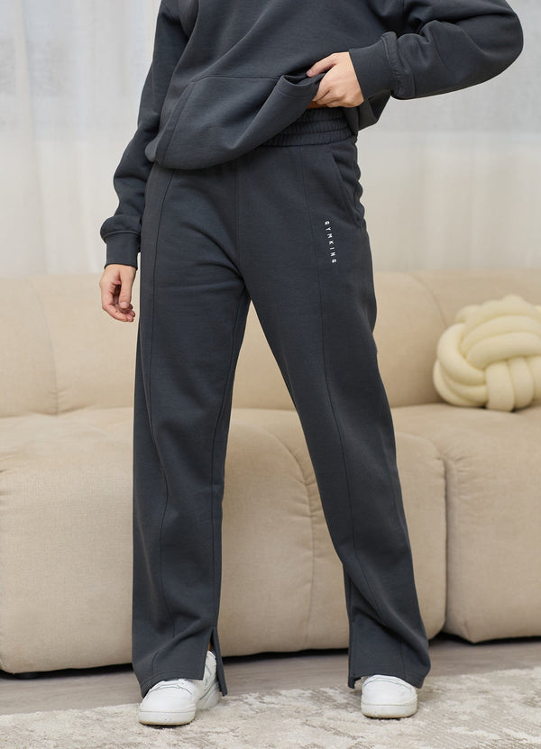 Gym King Shadow Straight Leg Jogger Oyster Grey