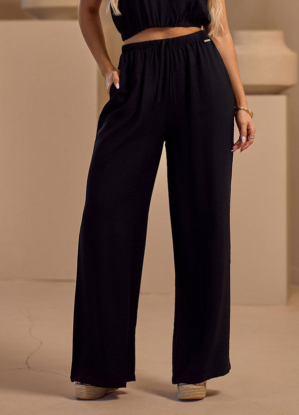 Gym King Signature Woven Trousers Black