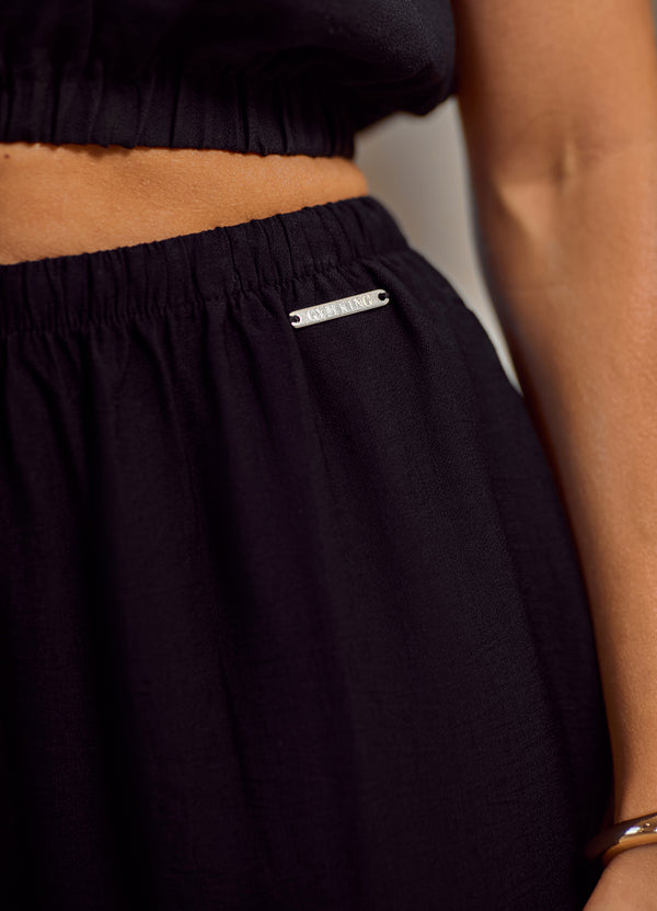 Gym King Signature Woven Trousers Petite Black