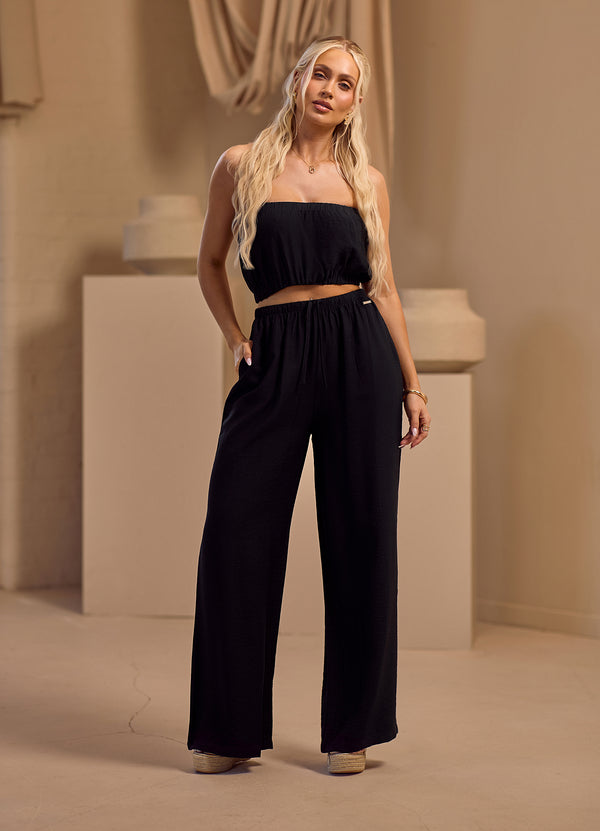 Gym King Signature Woven Trousers Petite Black