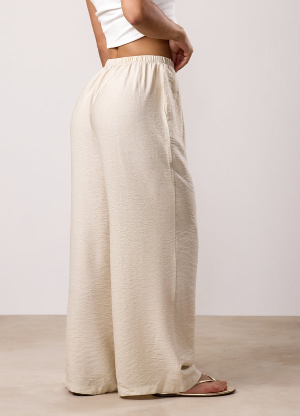 gym king Signature Woven Trousers Warm Linen