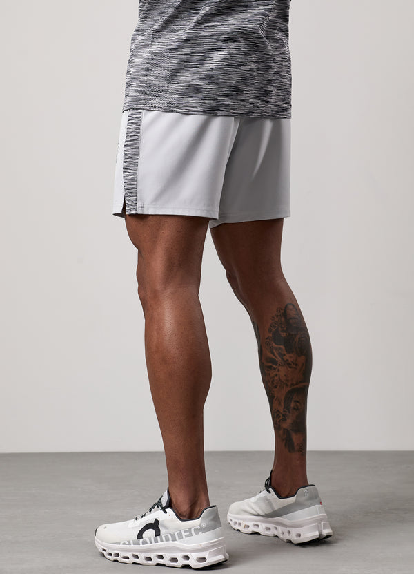 gym king Space Dye Panel 5" Short Light Grey/Black