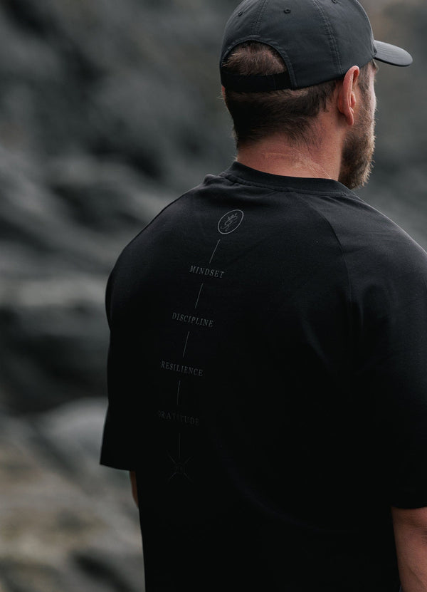 Gym King Stoic Tee Black