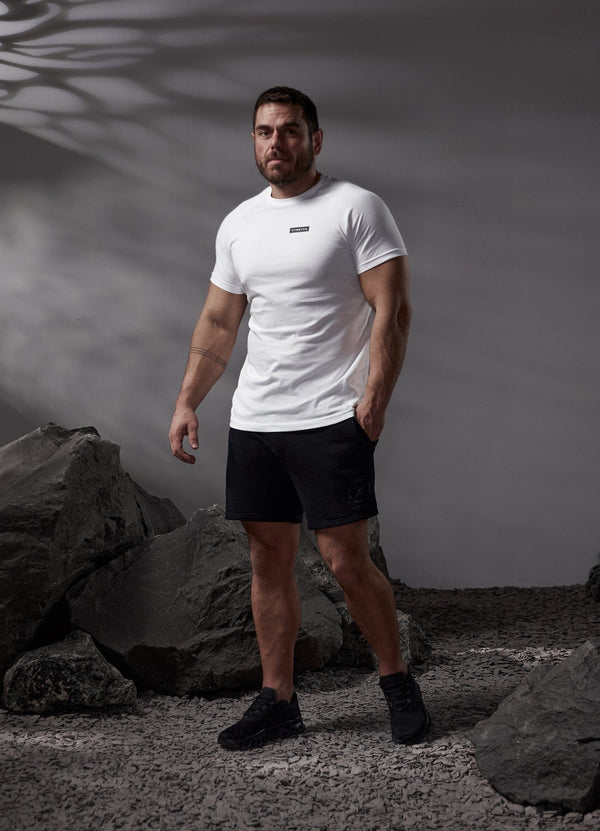 Gym King Stoic Tee White