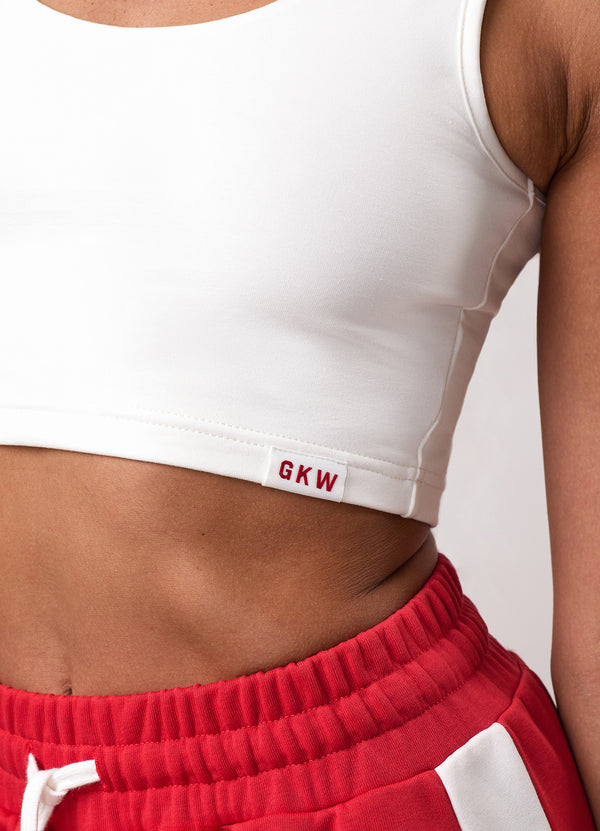 Gym King Team GKW Scoop Neck Bralette Cream