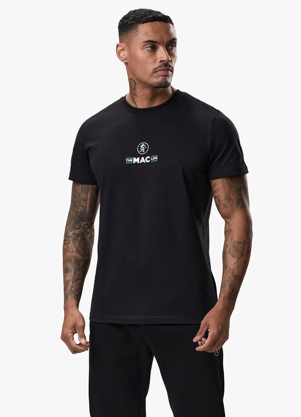 Gym King TML Jersey Regular Fit Tee Black