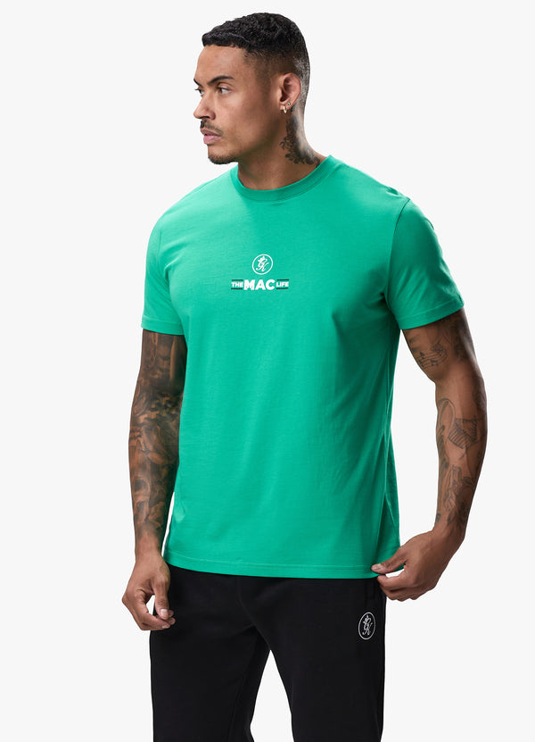gym king TML Jersey Regular Fit Tee Shamrock Green