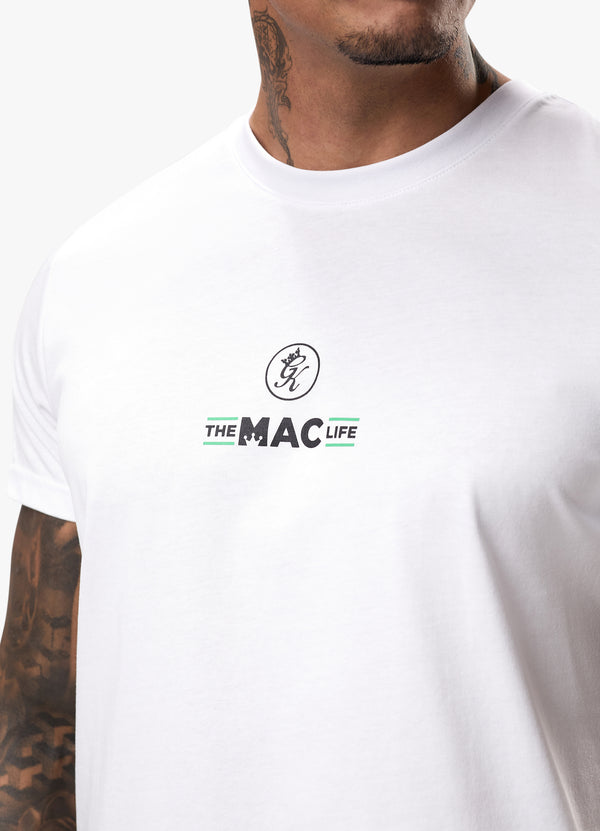 Gym King TML Jersey Regular Fit Tee White