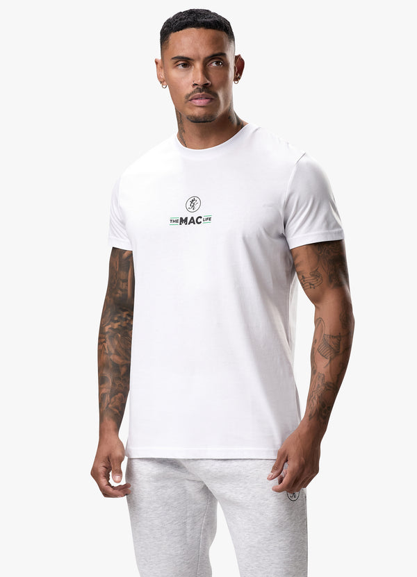 gym king TML Jersey Regular Fit Tee White