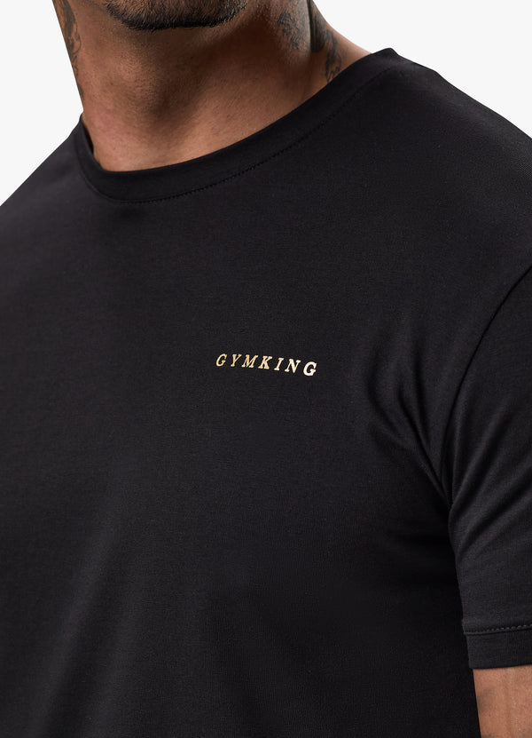 Gym King TML Jersey Tee Black/Gold