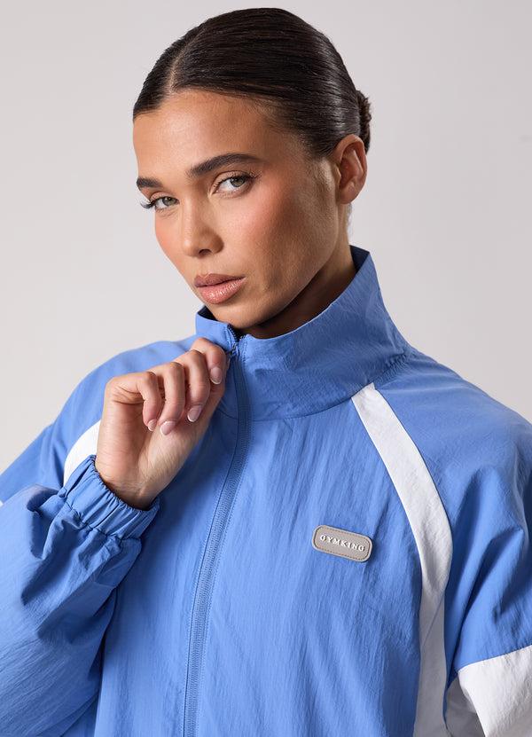 gym king Track Woven Jacket Blue Iris