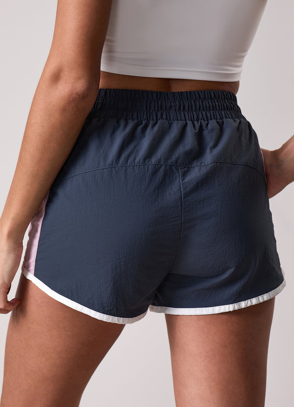 gym king Track Woven Short Midnight Blue