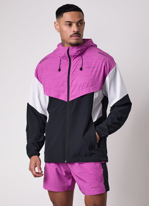 Gym King Gym King Vision Full Zip Hood Magenta Purple