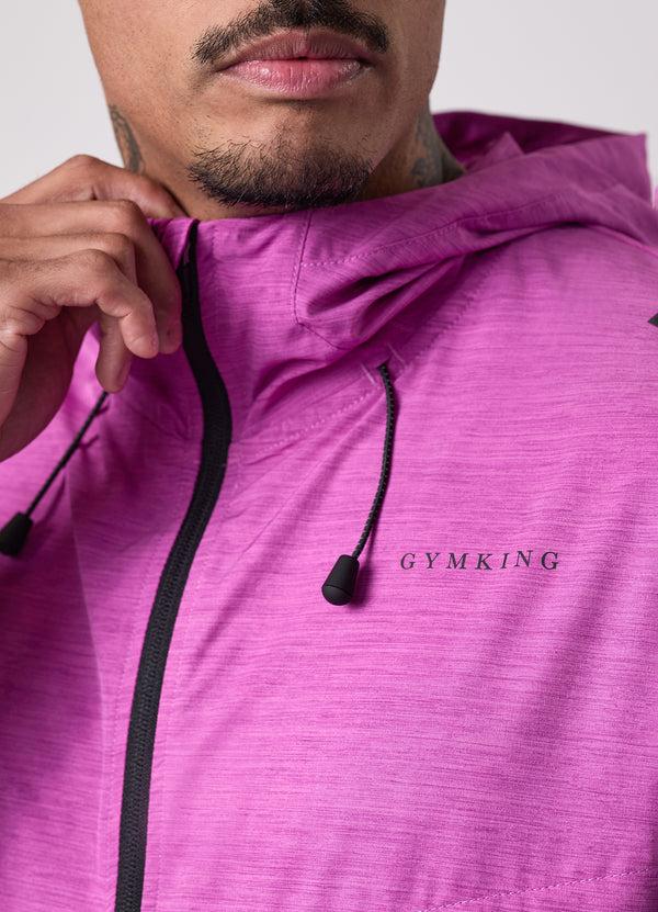 Gym King Gym King Vision Full Zip Hood Magenta Purple