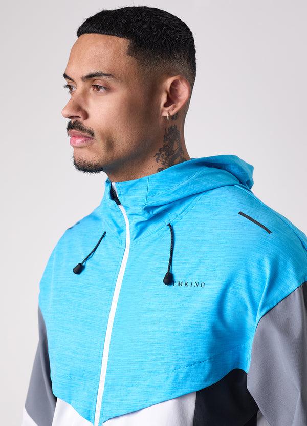 Gym King Vision Full Zip Hood Portofino Blue