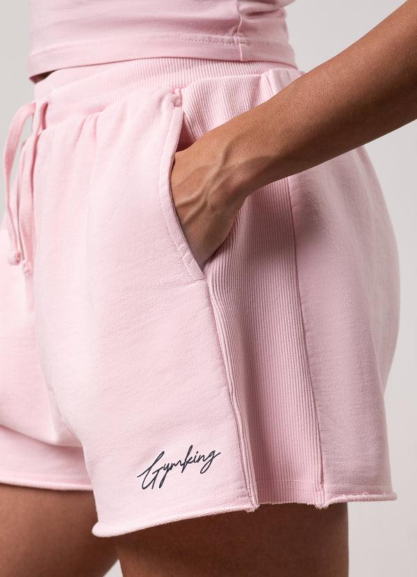 Gym King Washed Reset Short Pale Mauve