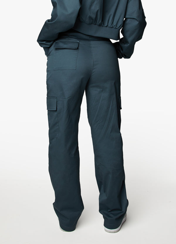 Gym King Woven Cargo Pant Storm Blue