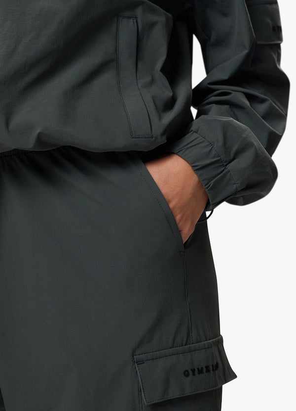 Gym King Woven Utility Cargo Pant Green Smoke