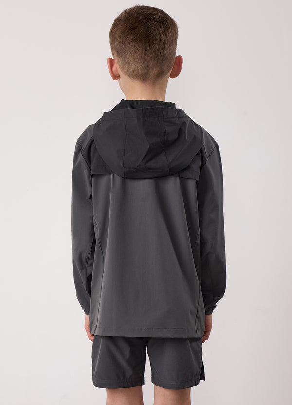 gym king Kids Advance Tracksuit Top Urban Grey/Fossil Grey