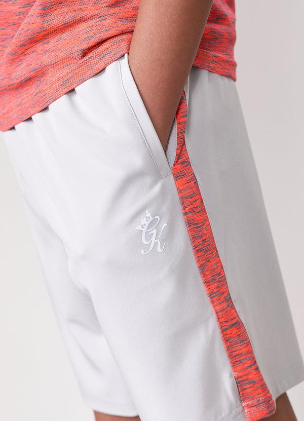 Gym King Kids Space Dye Short Light Grey/Coral/Light Grey Grindle