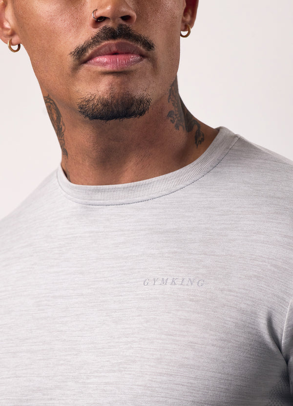 Gym King Relentless Ombre Seamless Tee Black/Urban Grey