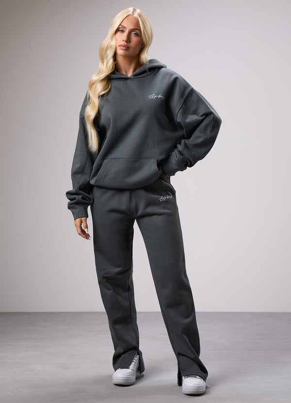 Gym King Reset Straight Leg Fleece Jogger Green Smoke