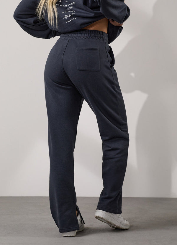 gym king Reset Straight Leg Fleece Jogger Midnight Blue