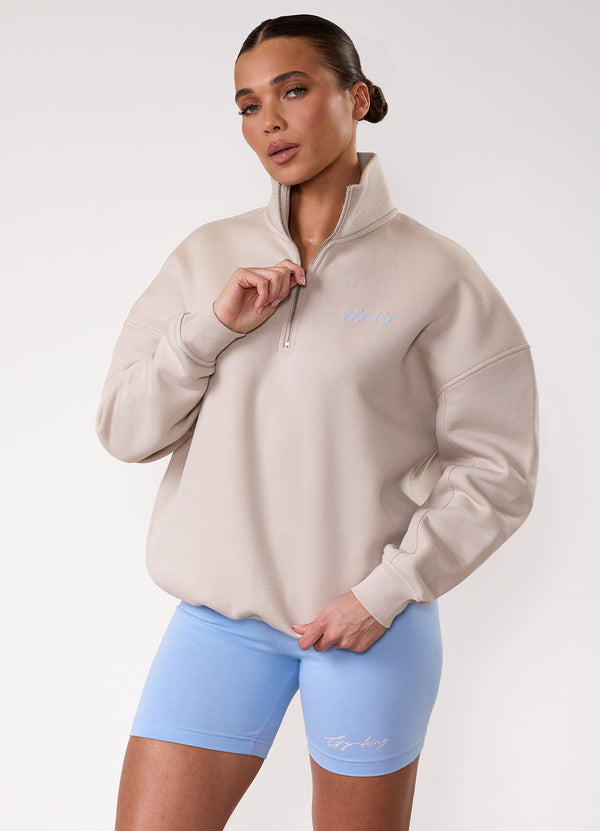 Gym King Script Mindset Funnel Light Stone/Sky Blue