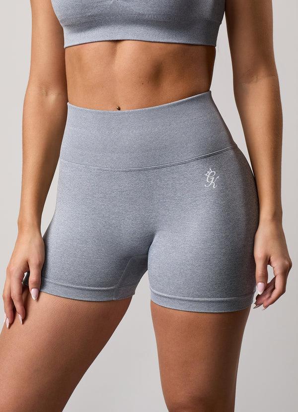 Gym King Sculpt Marl Seamless 3" Short Blue Mist Marl