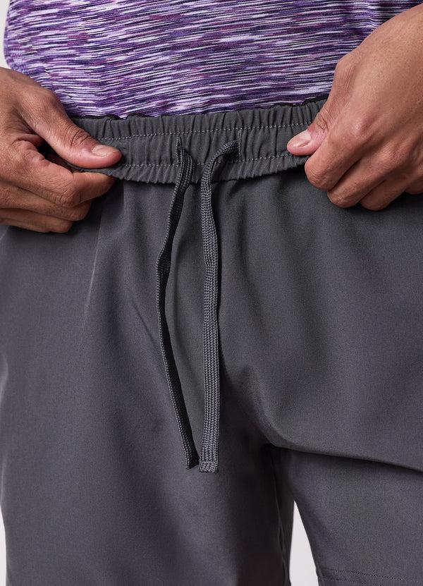 Gym King Space Dye Panel 5" Short Graphite/Purple Haze Multi