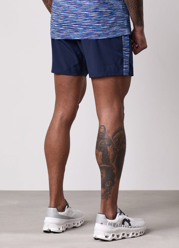 Gym King Space Dye Panel 5" Short Navy/Galactic Blue