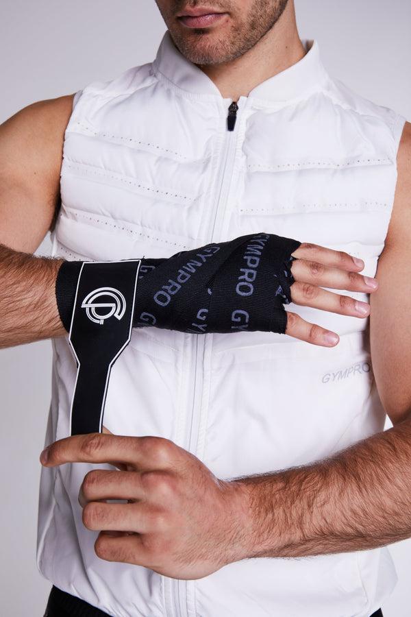Gympro 4.5m Boxing Hand Wraps - Black