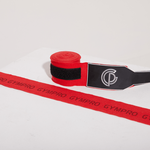 Gympro 4.5m Boxing Hand Wraps - Red
