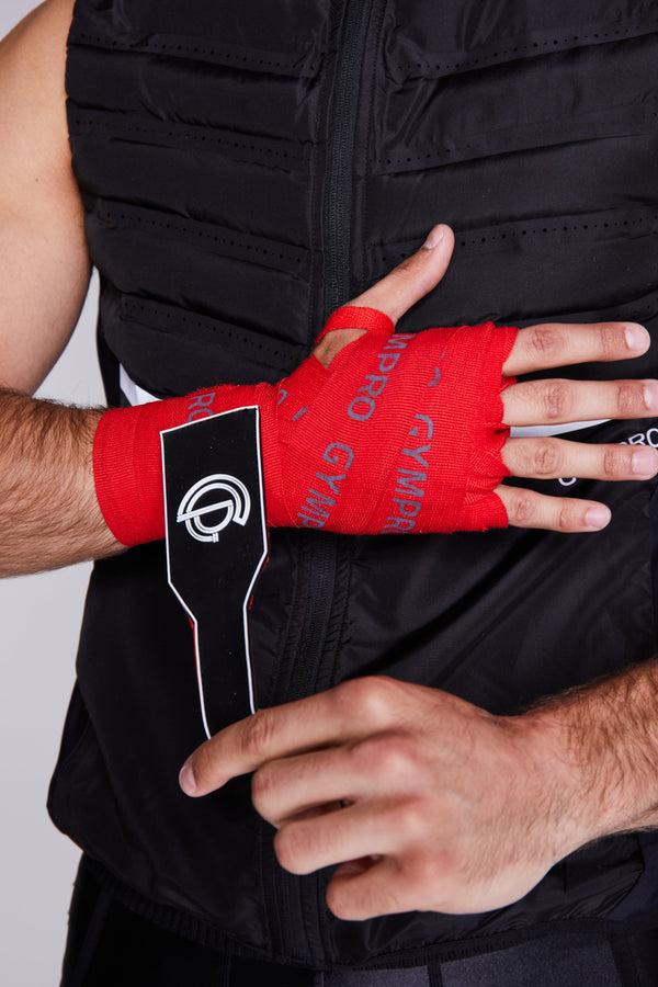 Gympro 4.5m Boxing Hand Wraps - Red