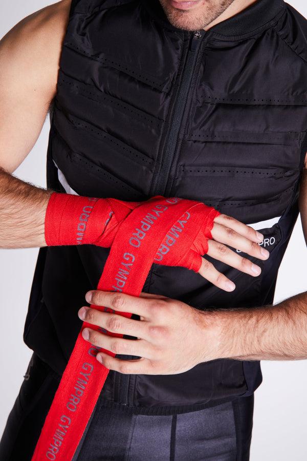 Gympro 4.5m Boxing Hand Wraps - Red