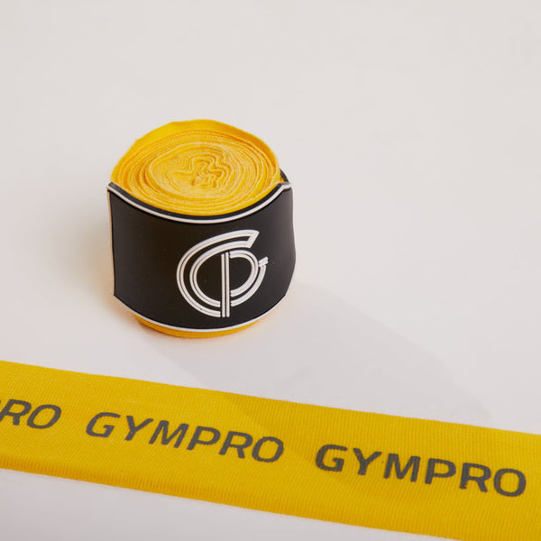 Gympro 4.5m Boxing Hand Wraps - Yellow