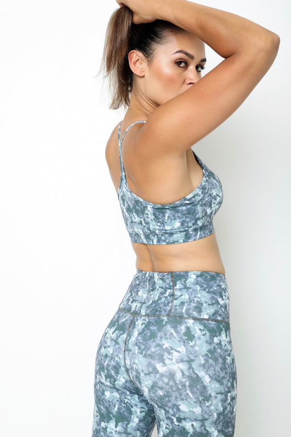 Gympro Align Marble Print Bra