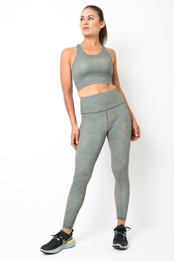 Gympro Align Snake Skin Bra